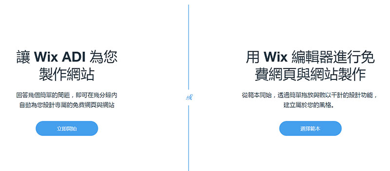 wix 2種架站方式