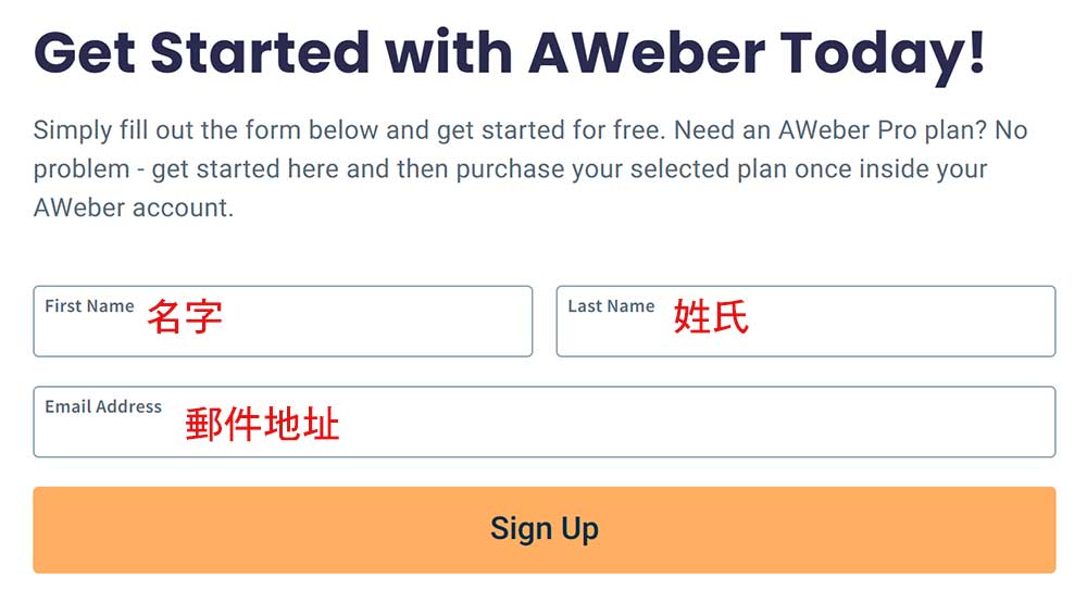 Aweber 註冊流程